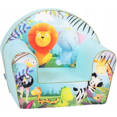 Дитяче м'яке крісло (принт Zoo) 9 міс - 4 роки DT8-14 фото
