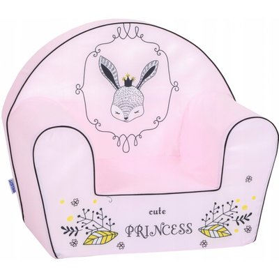 Дитяче м'яке крісло (принт cute Princess) 9 міс - 4 роки DT8-146 фото